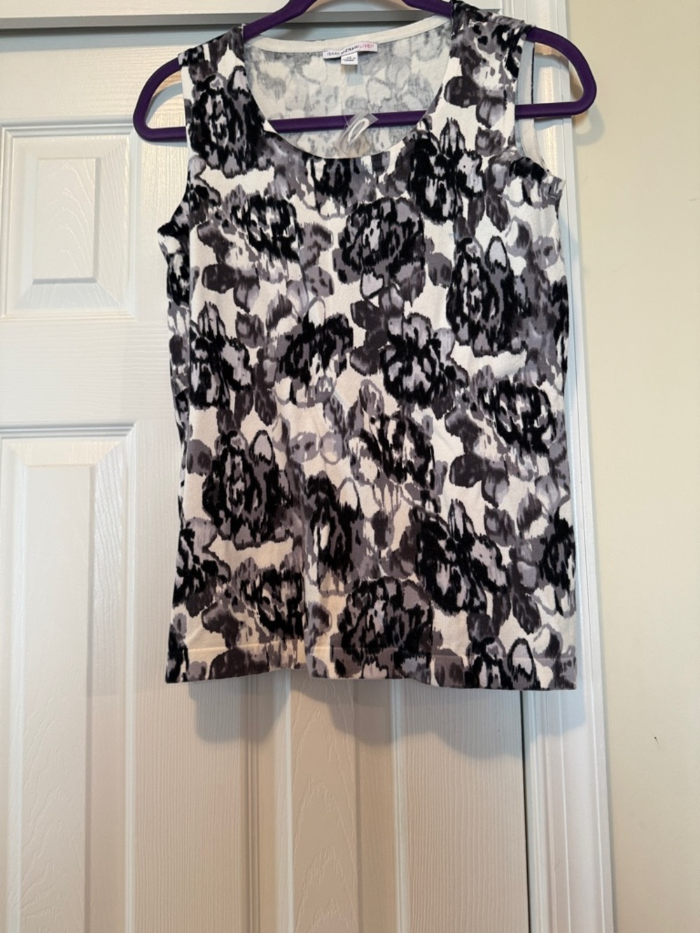 Isaac Mizrahi Live! Watteau Rose Sweater Knit Tank XS NWT